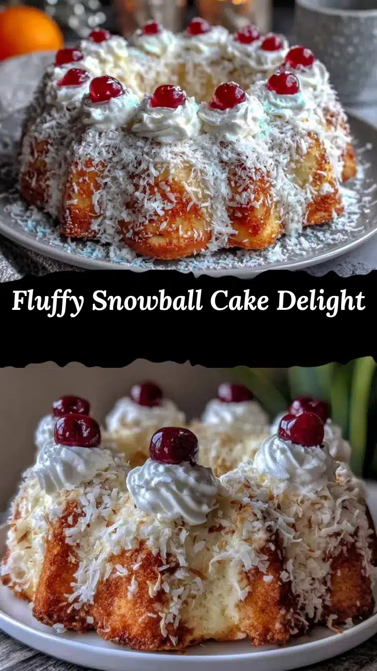 fluffy snowball cake recipe recipe