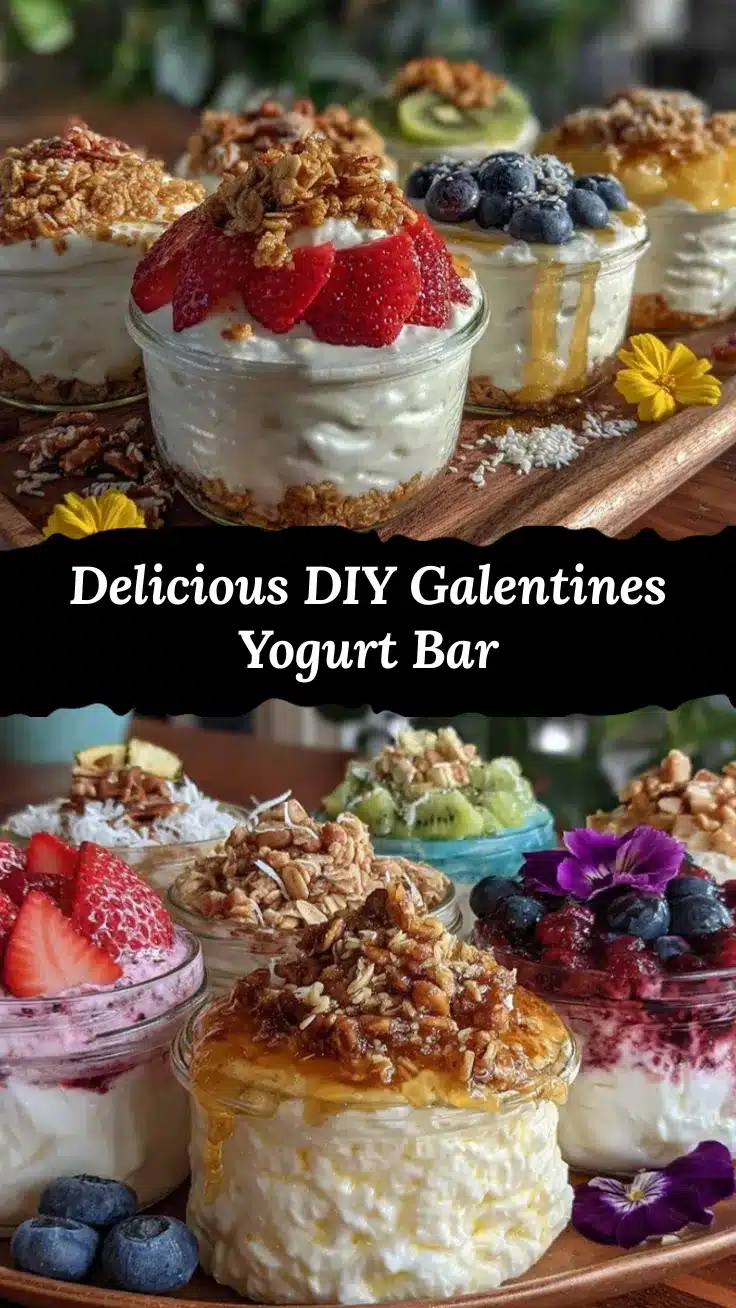 Galentine’s DIY yogurt bar recipe