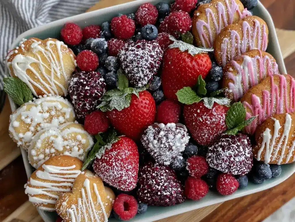 Galentine’s Frosted Berry Snack Tray - featured image