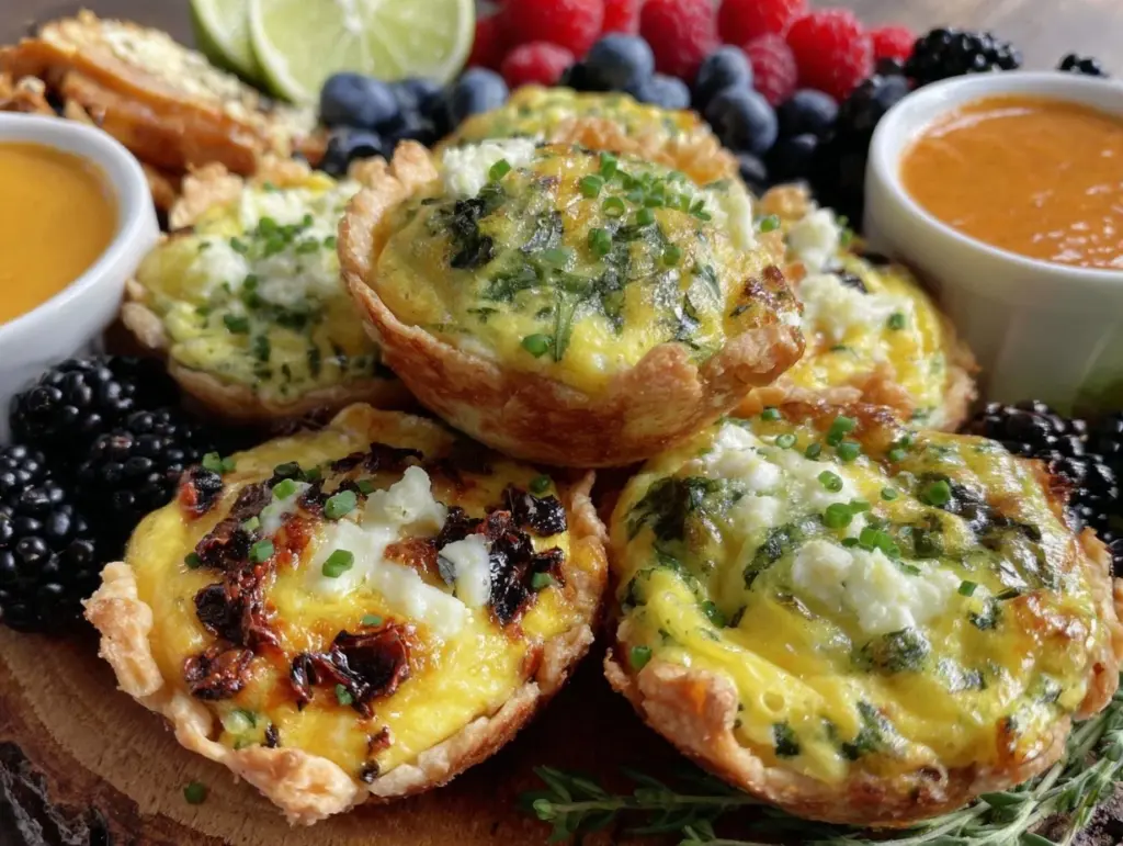 Galentine’s Mini Quiche Brunch Board - featured image