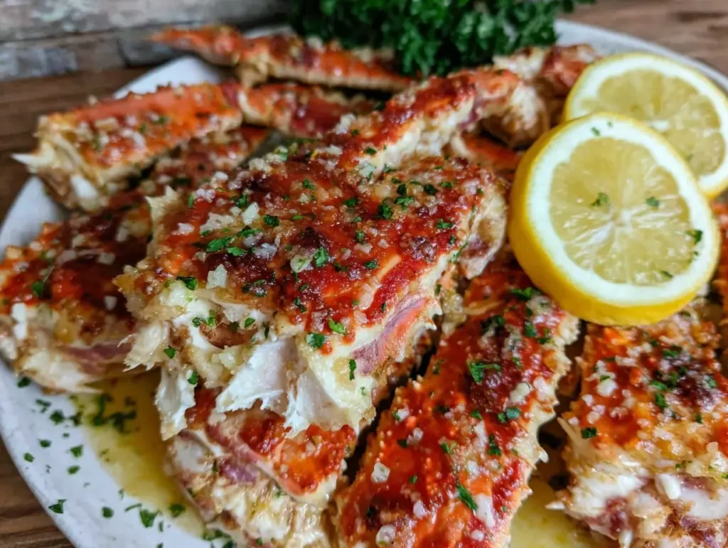 garlic butter crab legs - featured image