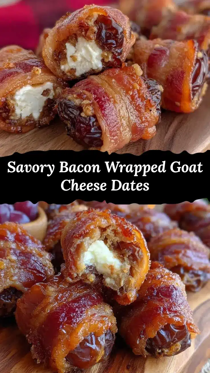 goat cheese stuffed dates wrapped in bacon recipe