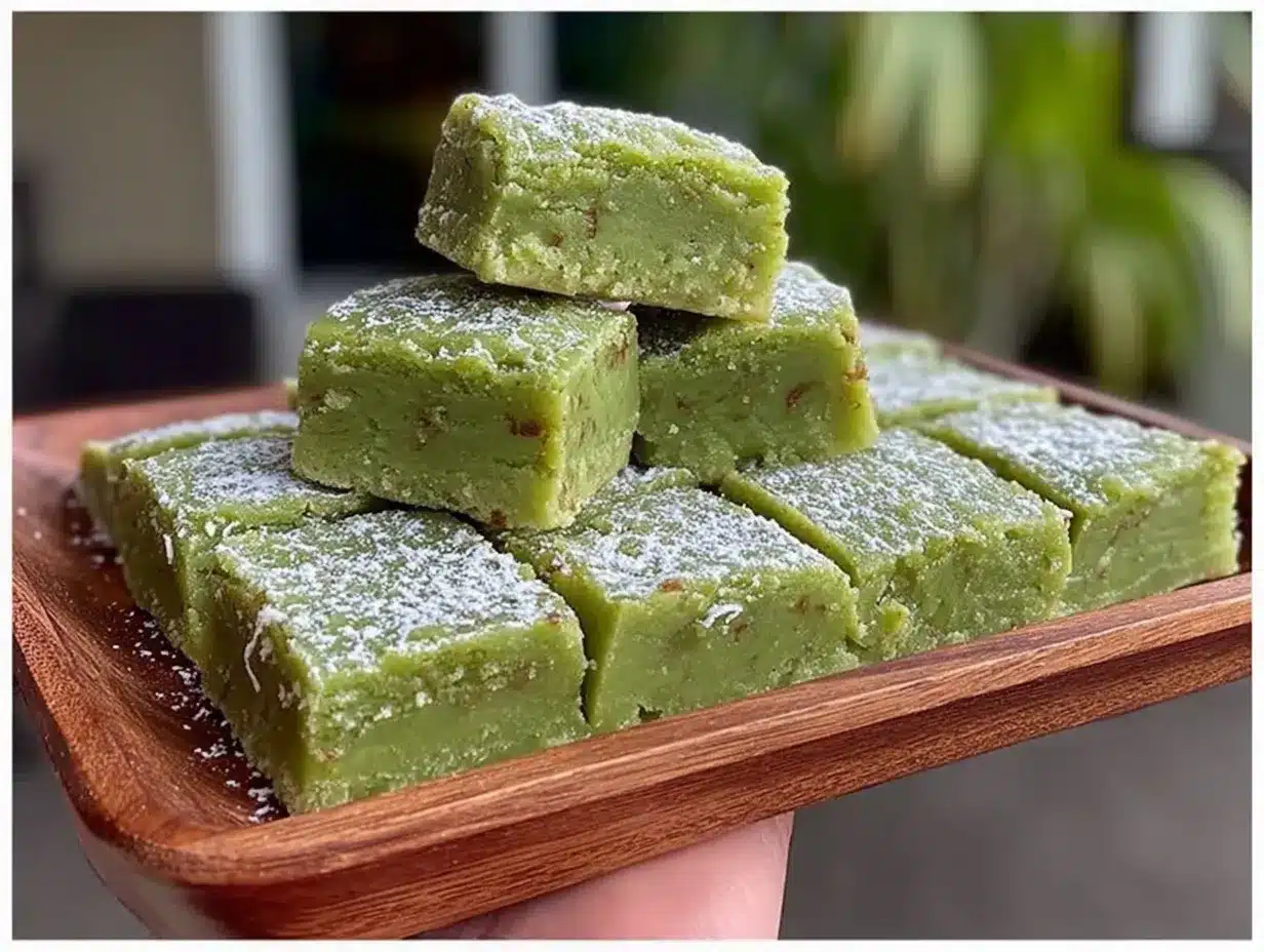 green velvet fudge bars preparation steps