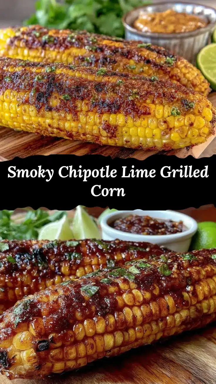 grilled corn with smoky chipotle lime butter recipe