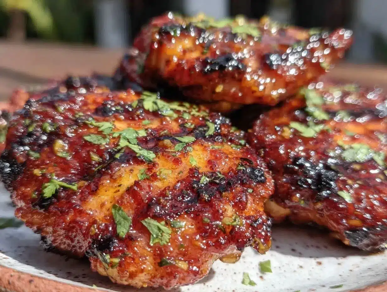 grilled honey lime chicken thighs preparation steps