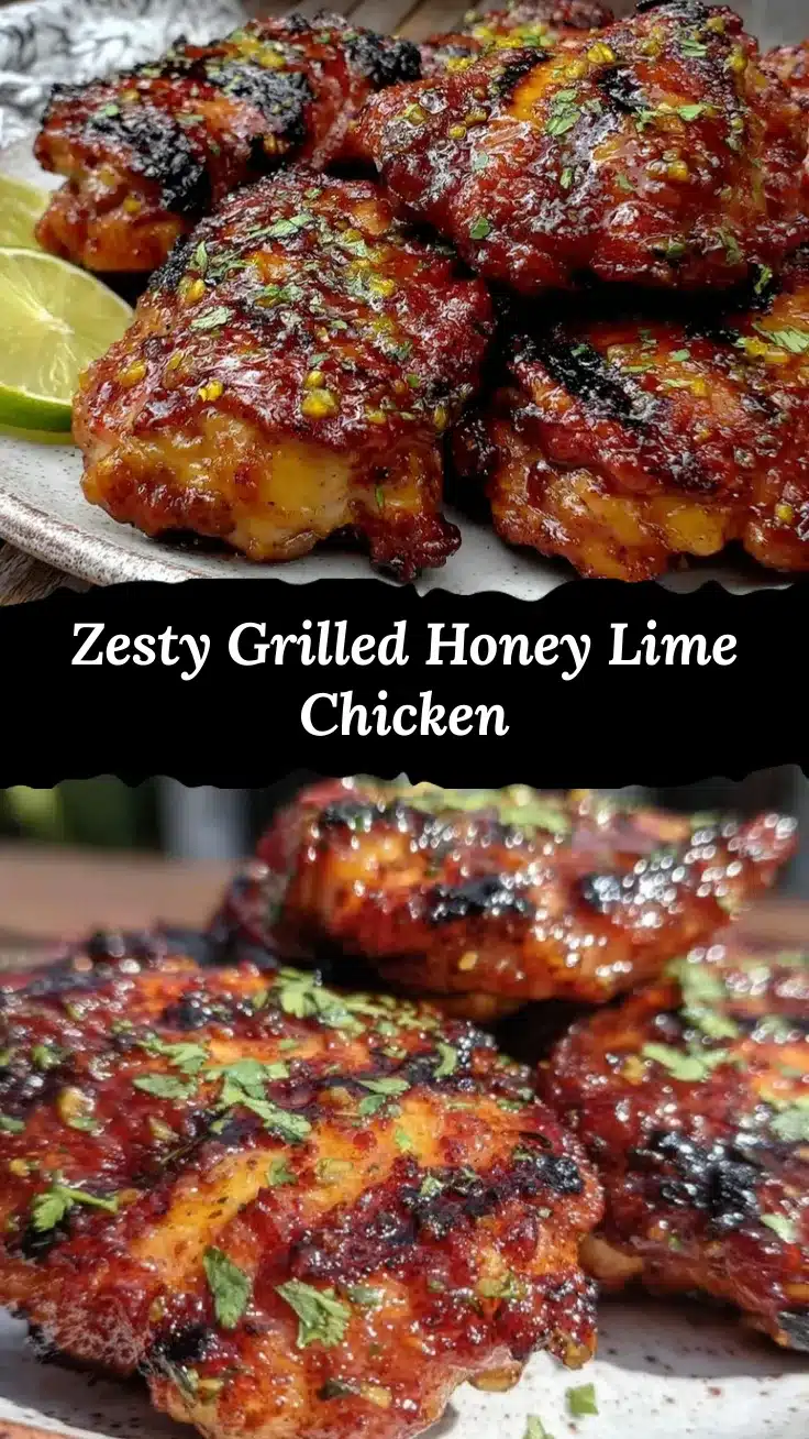 grilled honey lime chicken thighs recipe
