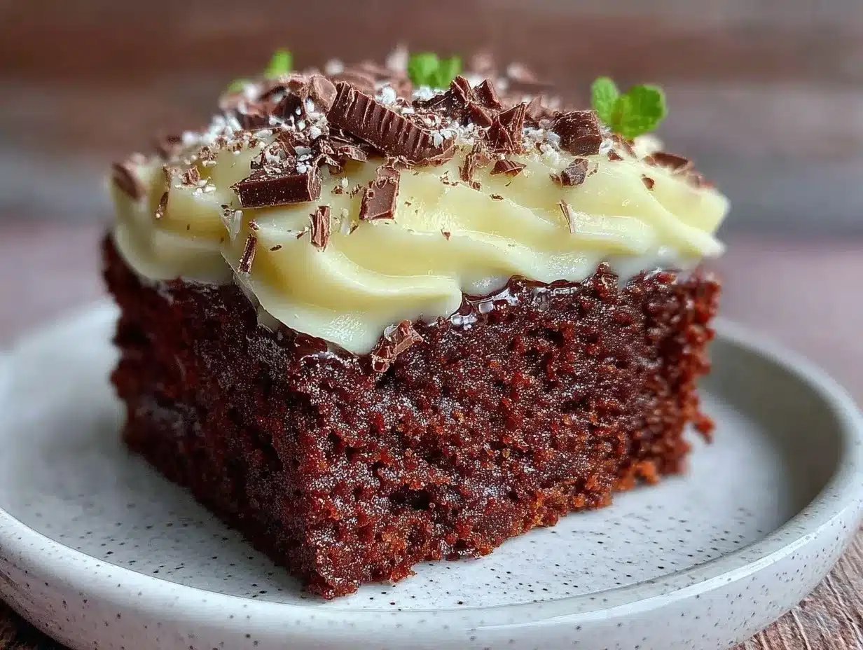 Guinness chocolate cake preparation steps