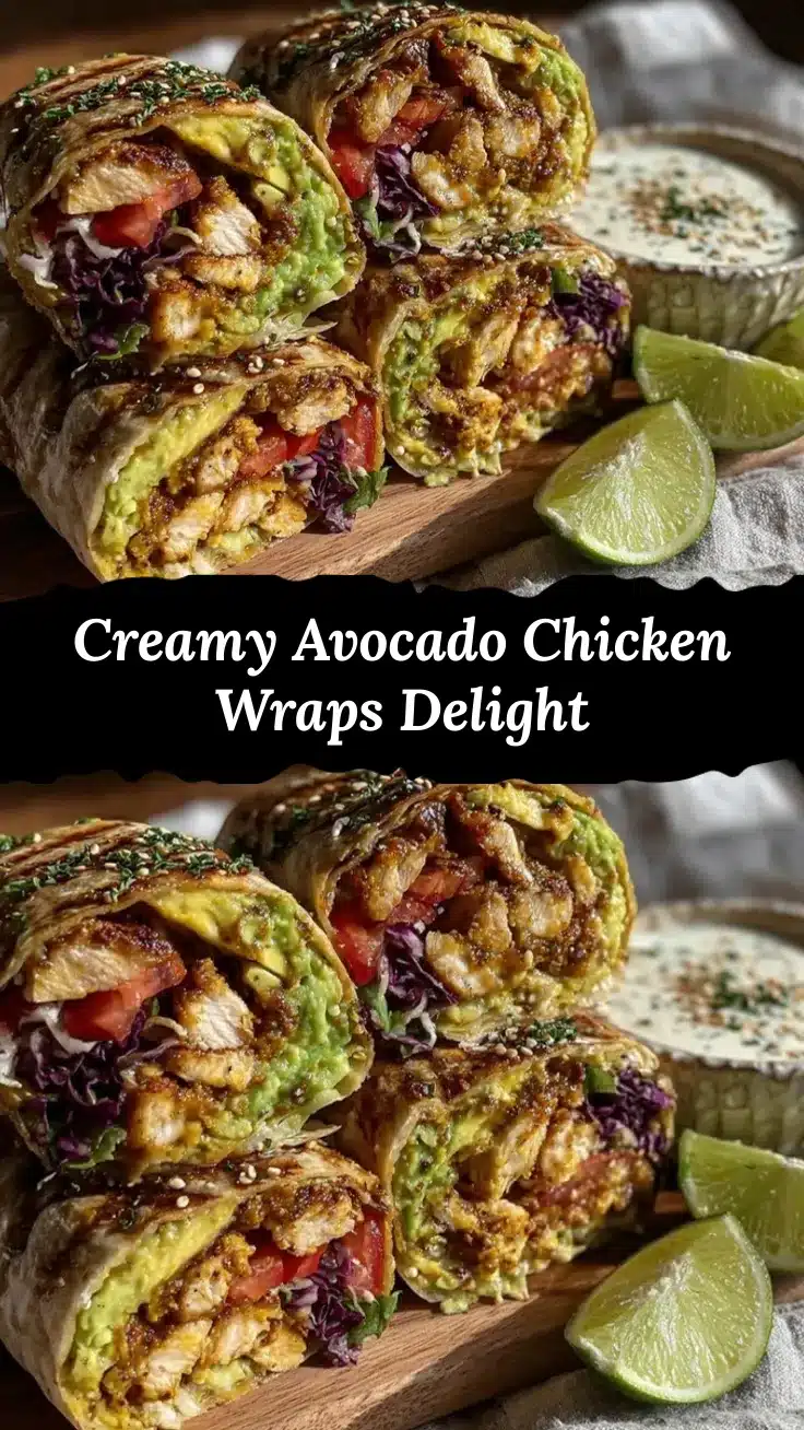 healthy avocado chicken wraps recipe