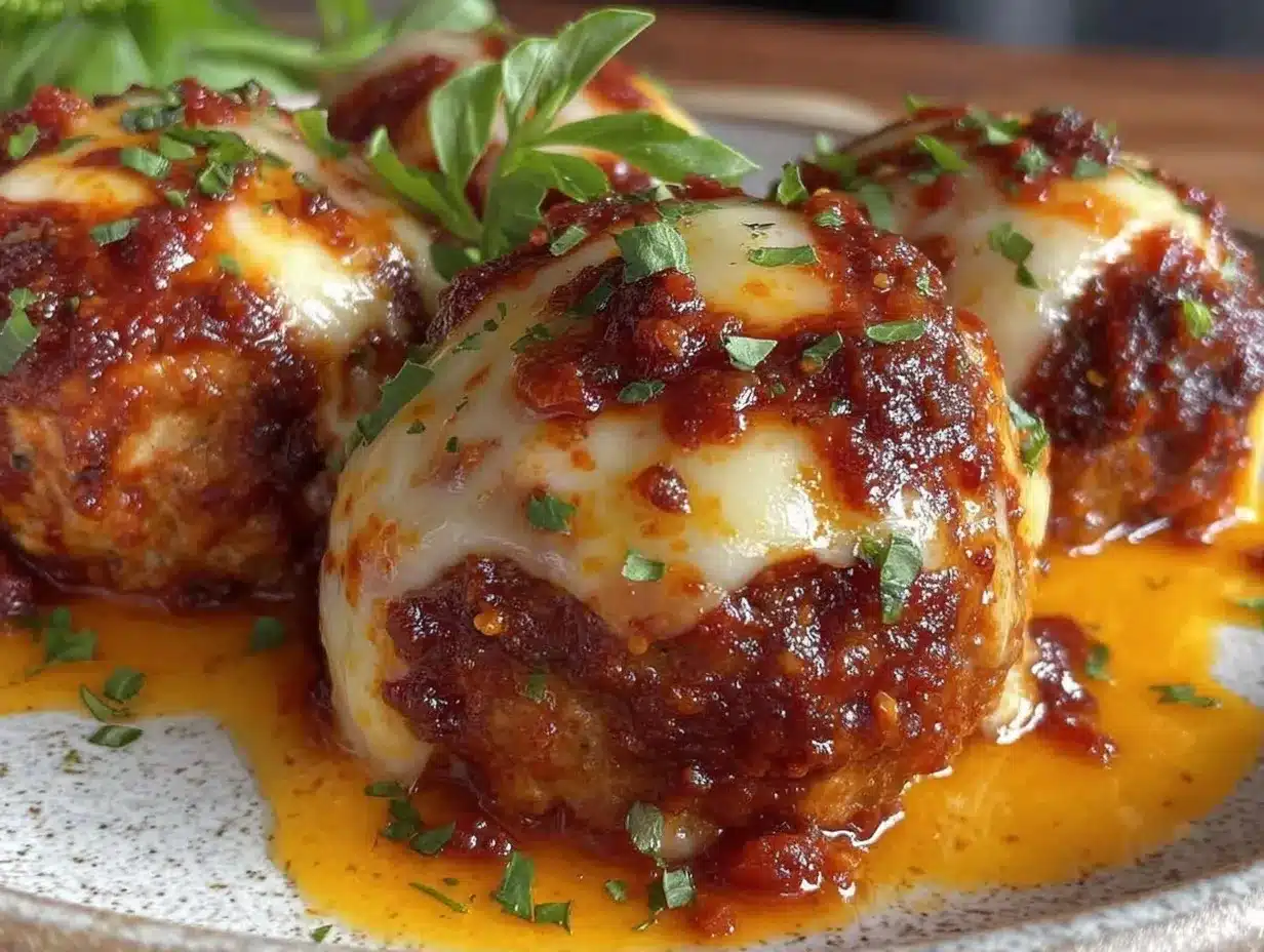 healthy chicken parmesan meatballs preparation steps