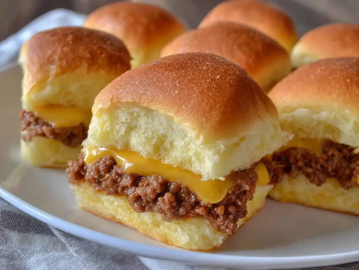 homemade White Castle sliders preparation steps