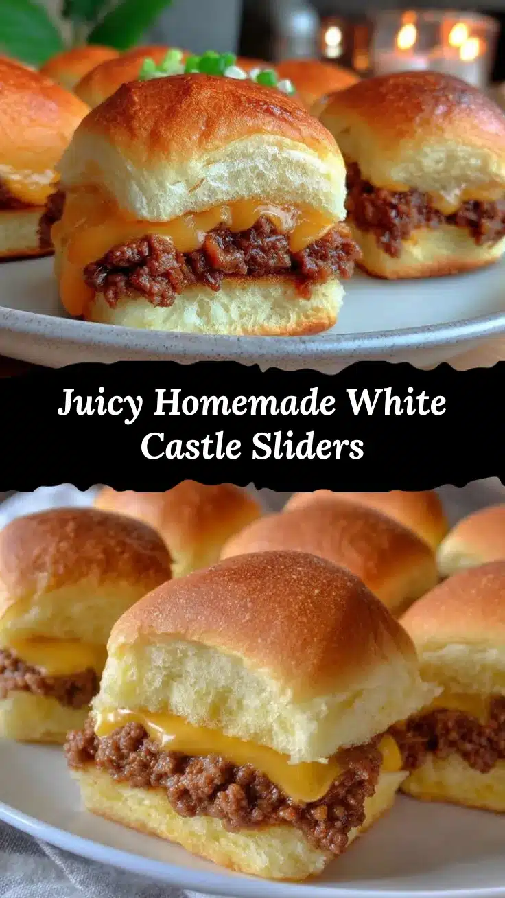 homemade White Castle sliders recipe