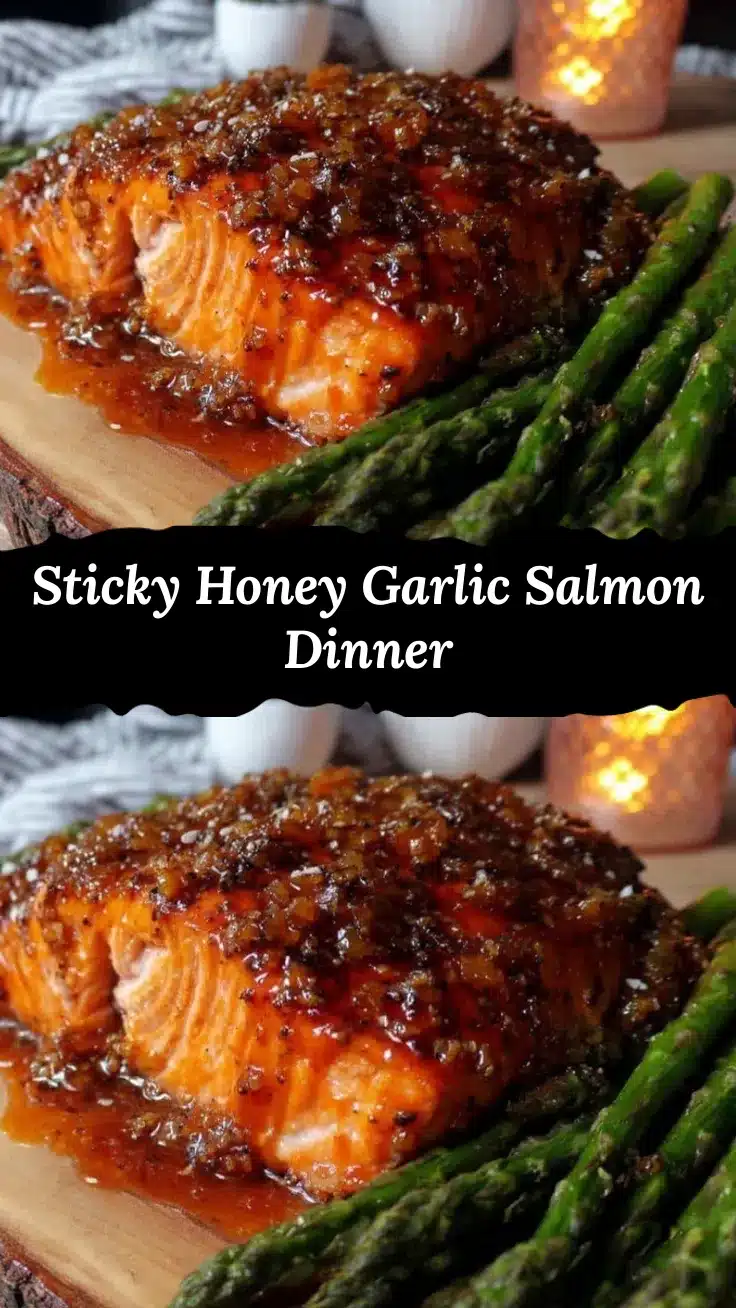 honey garlic glazed salmon recipe