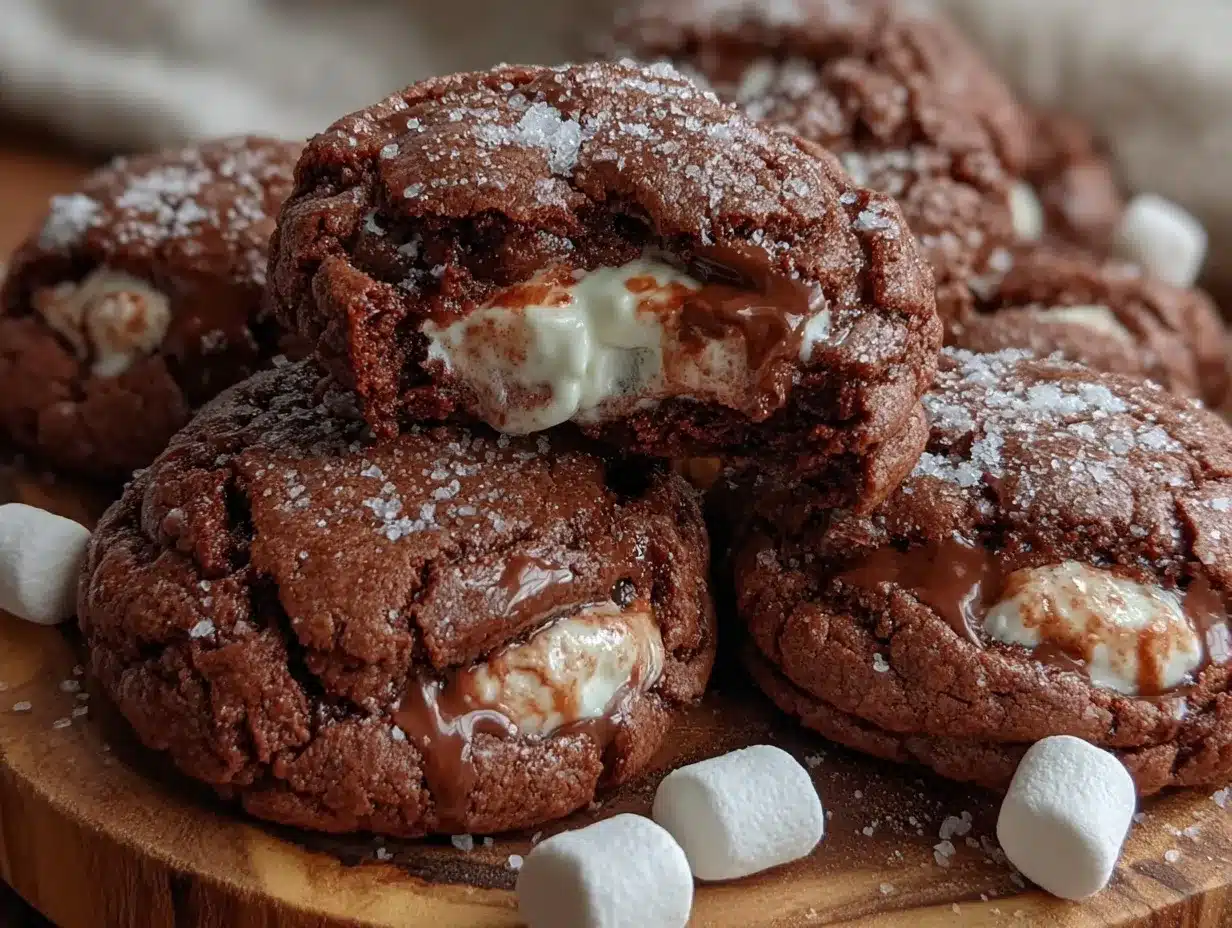 hot chocolate cookies preparation steps