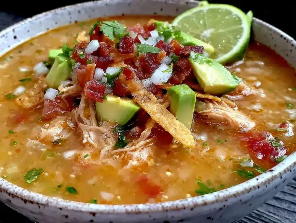 Instant Pot chicken tortilla soup - featured image