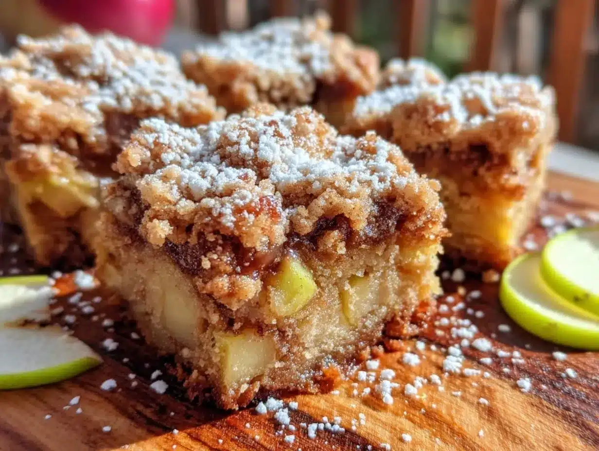 irish apple cake bars preparation steps