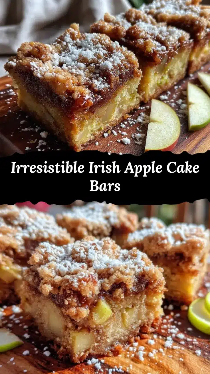 irish apple cake bars recipe