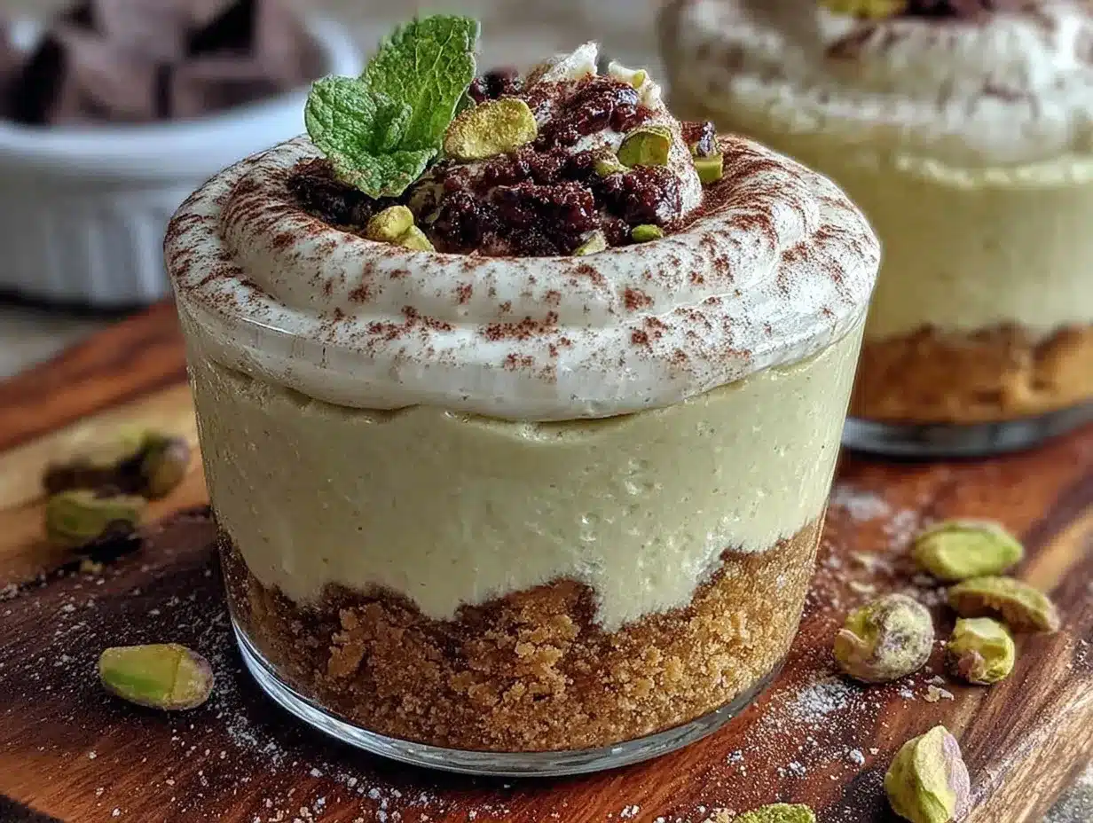 Irish Cream Cheesecake Mousse preparation steps