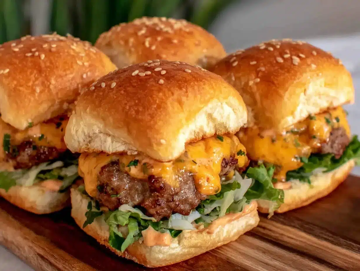 juicy big mac sliders preparation steps