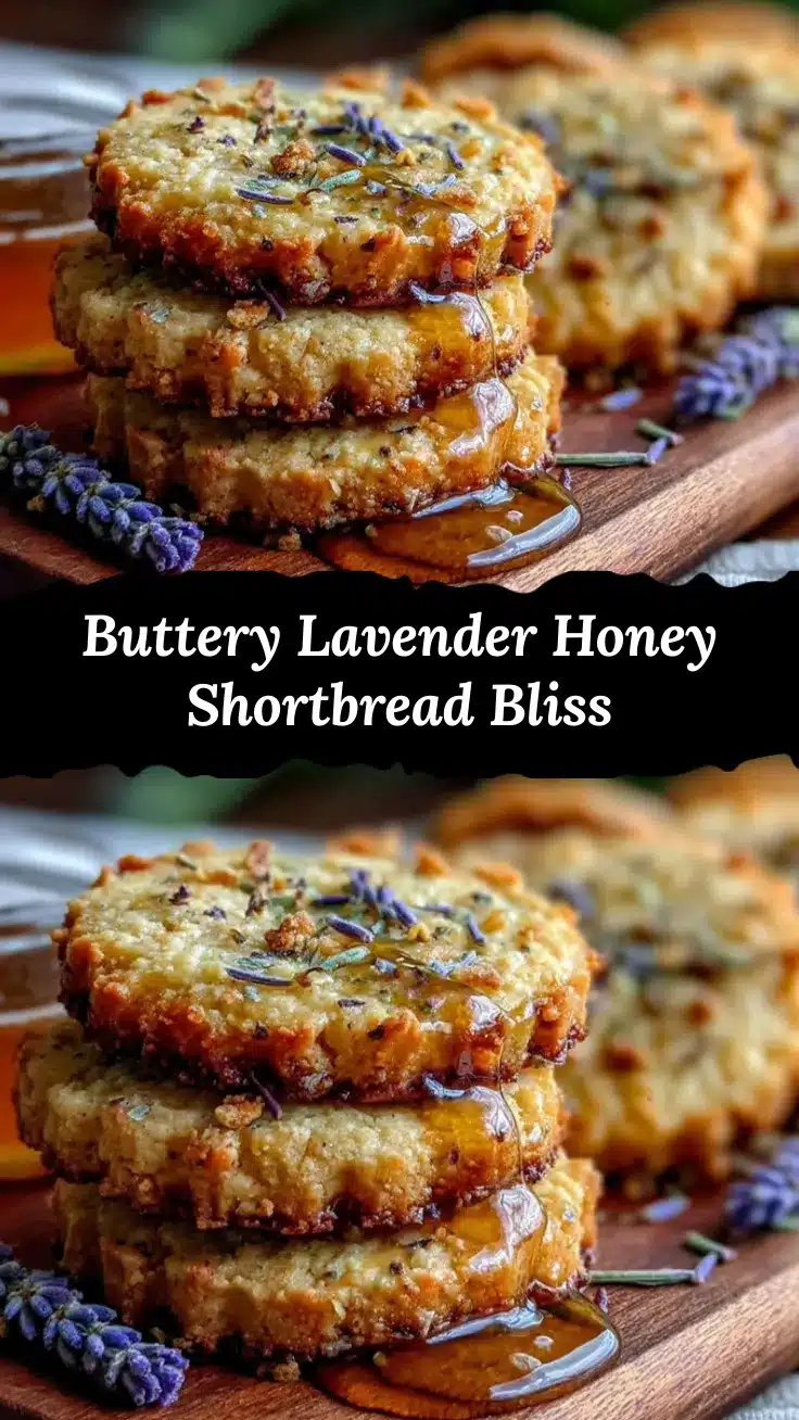 lavender honey shortbread cookies recipe