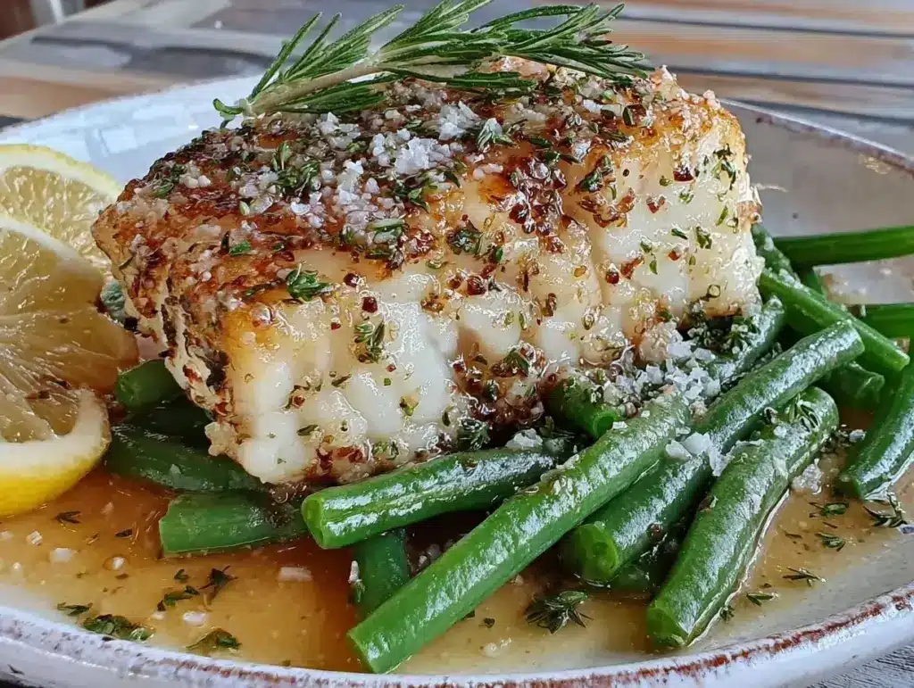 lemon butter cod - featured image