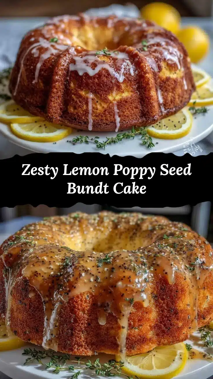 lemon poppy seed bundt cake recipe
