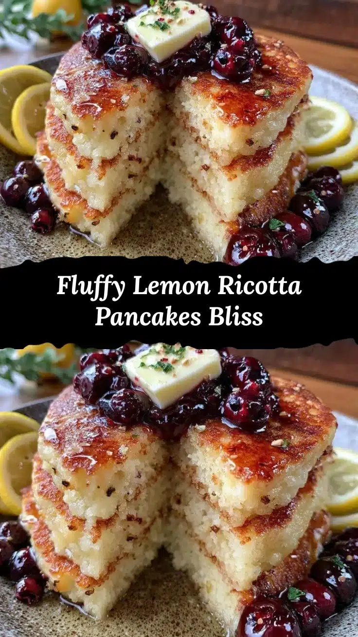lemon ricotta pancakes recipe