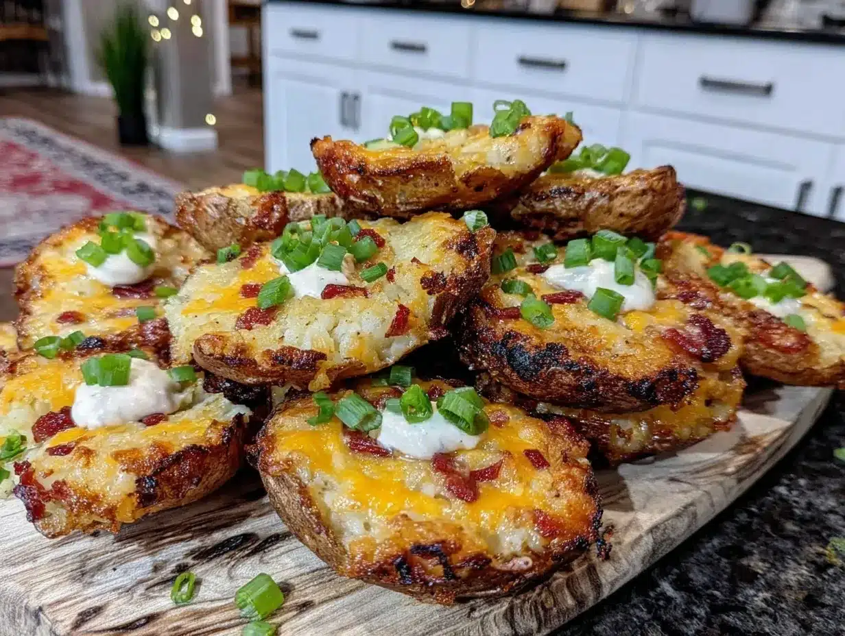 loaded potato skins recipe preparation steps