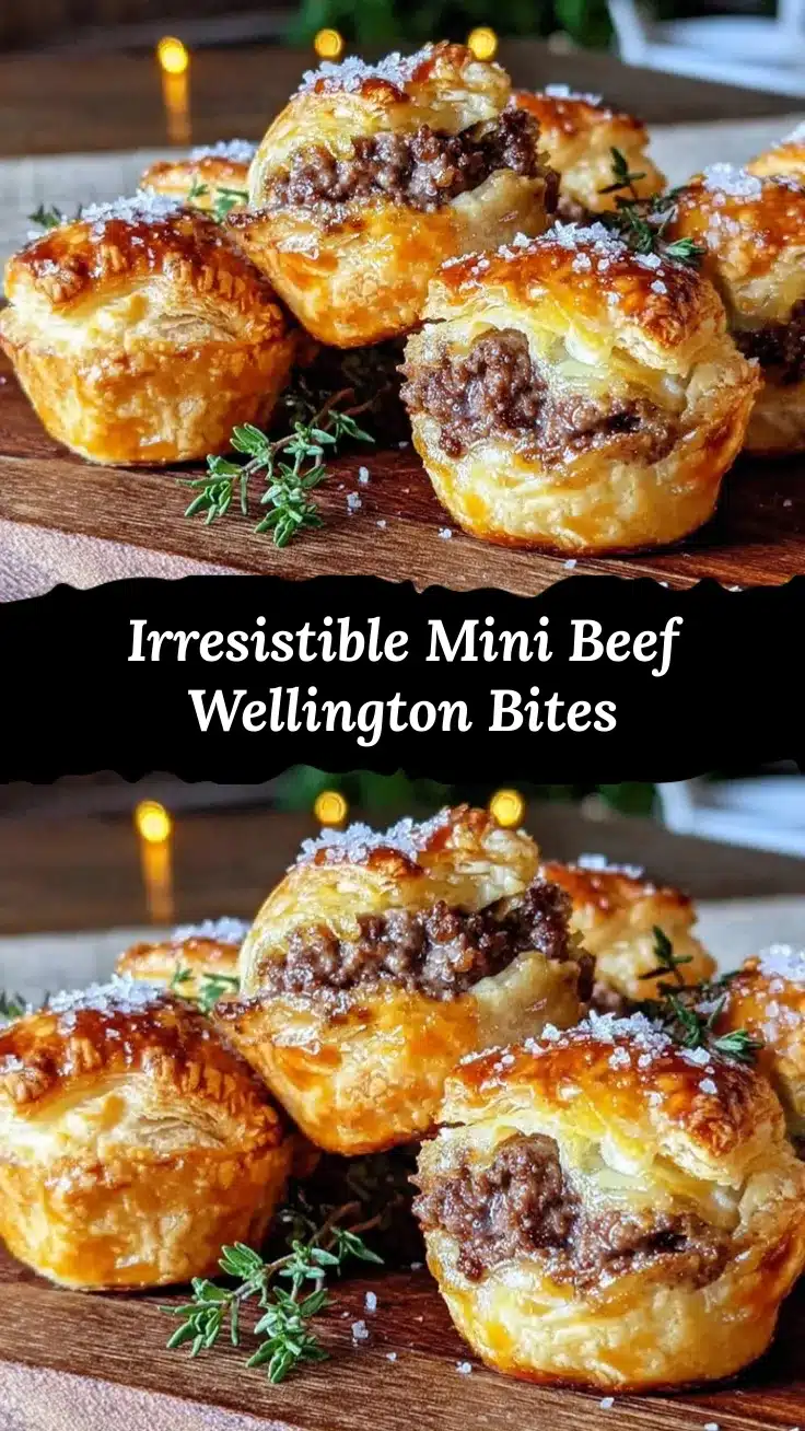 mini beef Wellington bites recipe