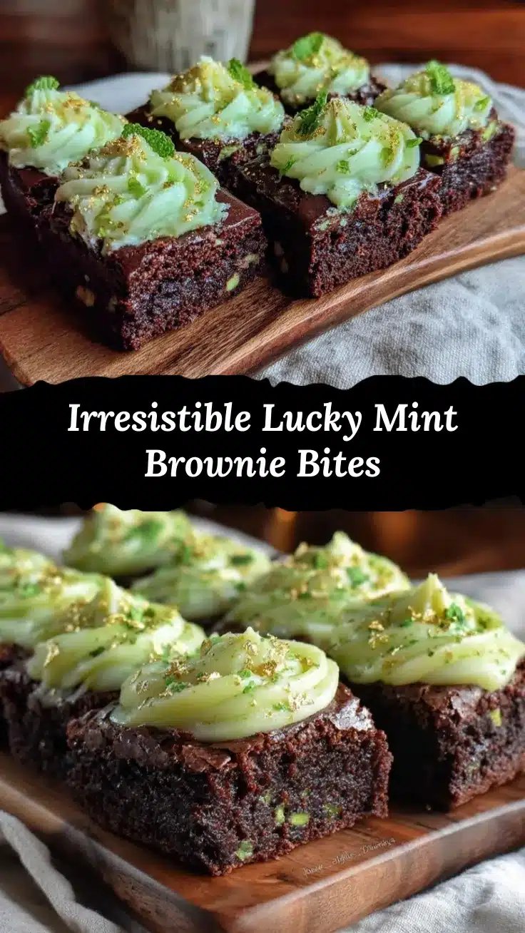 mint brownie bites recipe