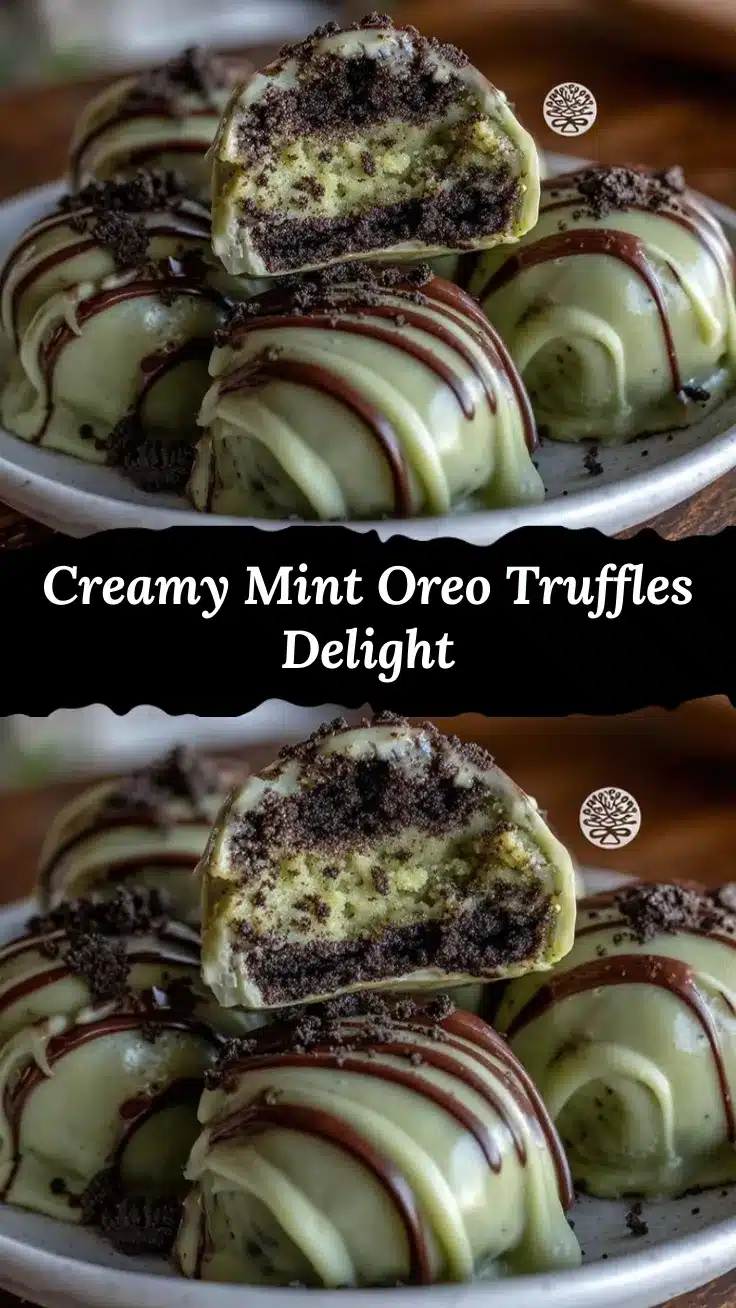 mint Oreo truffles recipe