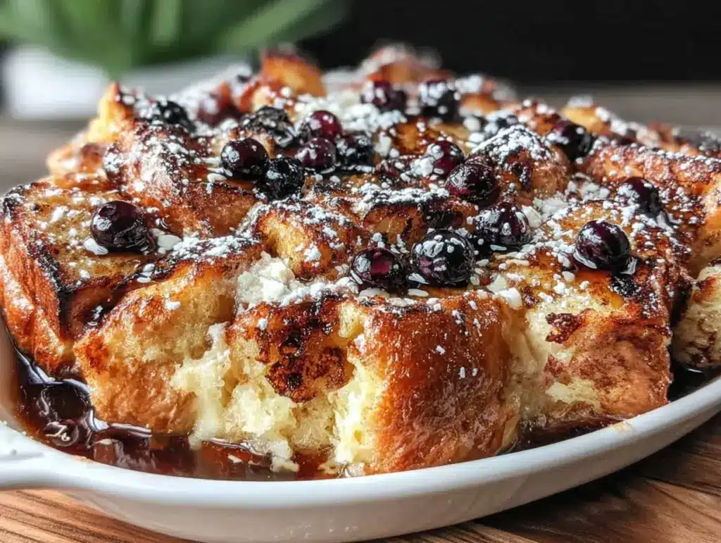 overnight french toast bake - featured image