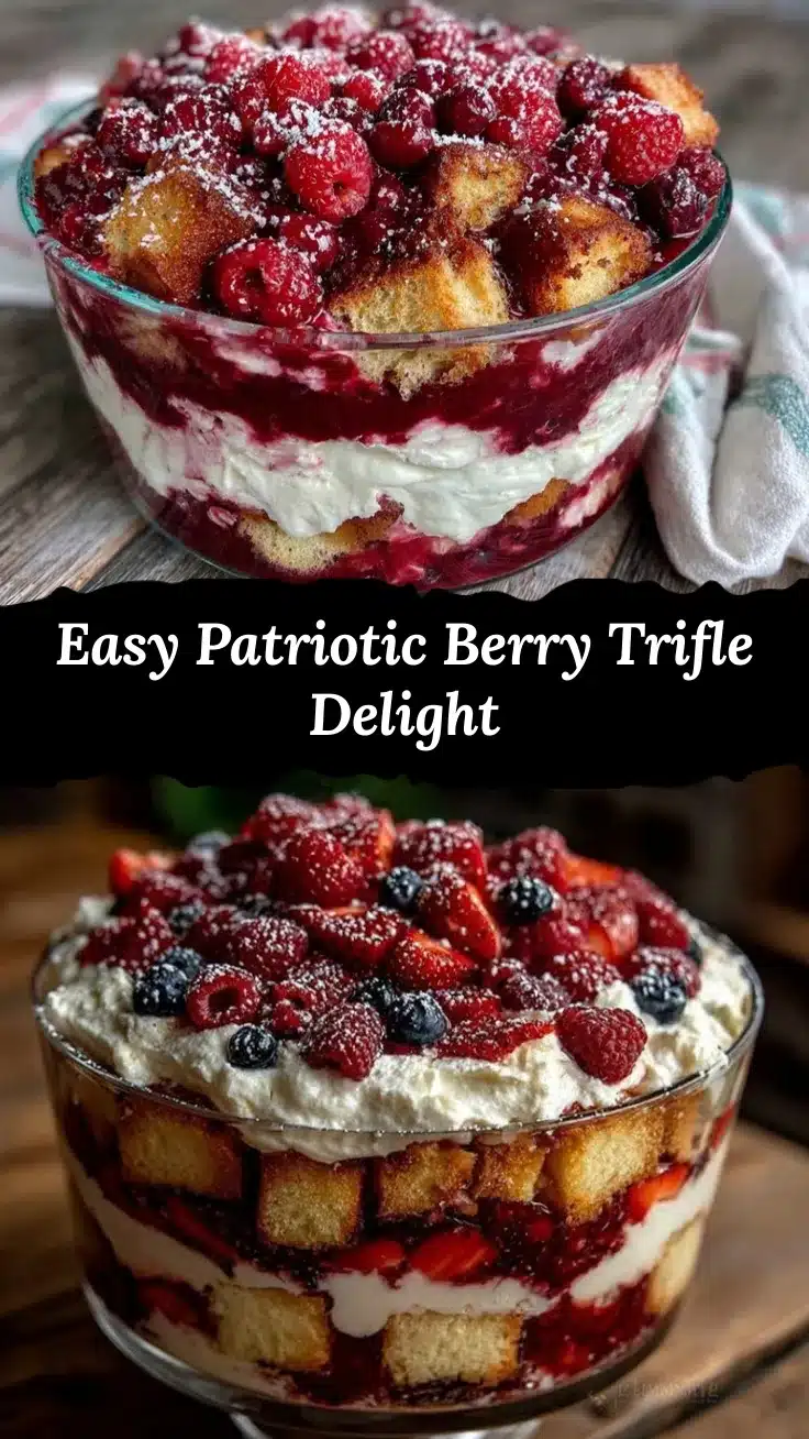 patriotic berry trifle recipe recipe