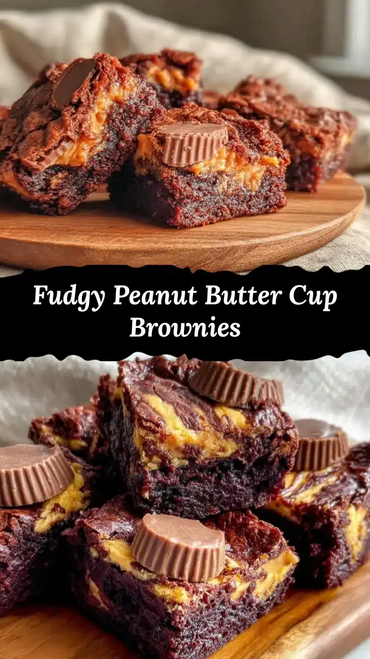 peanut butter cup brownies recipe