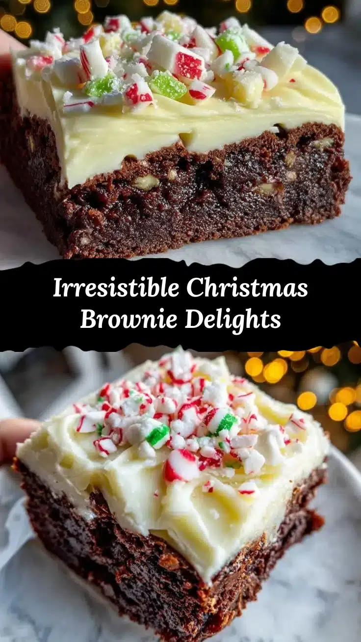 peppermint candy crunch brownies recipe