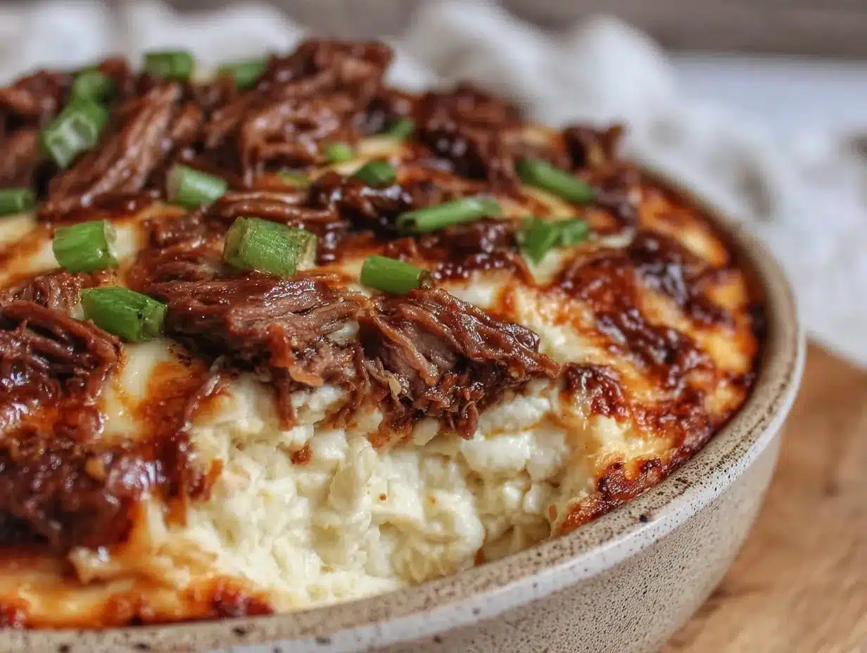Philly cheesesteak dip preparation steps
