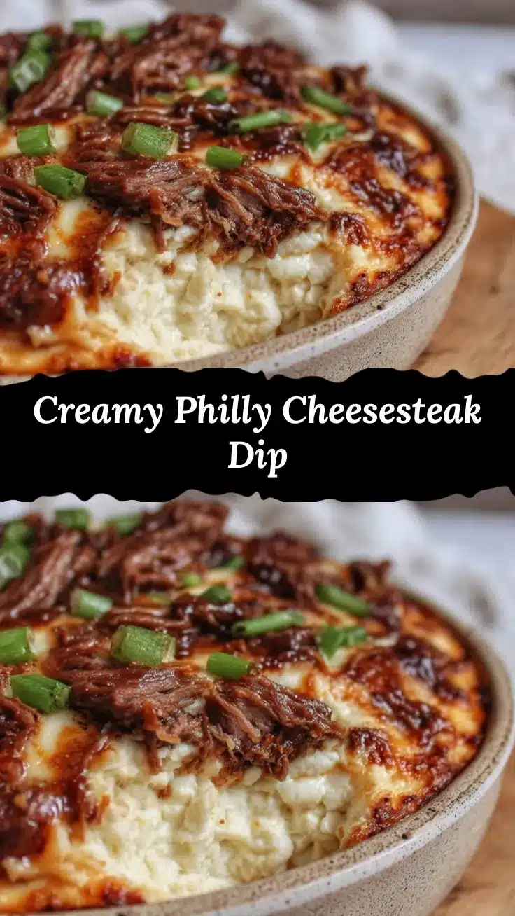 Philly cheesesteak dip recipe