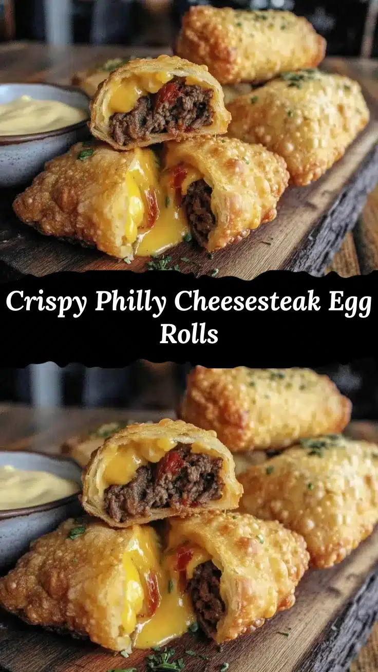 Philly cheesesteak egg rolls recipe