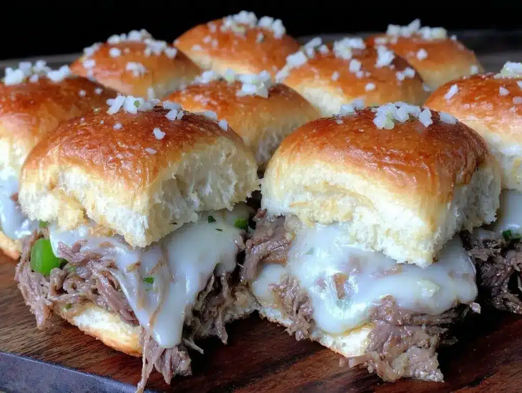Philly cheesesteak sliders - featured image