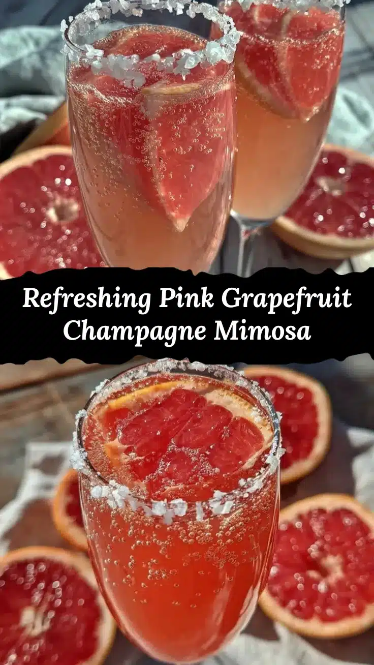 pink grapefruit mimosa recipe