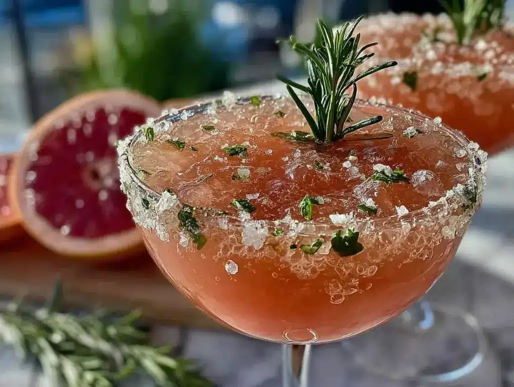 pink grapefruit vodka martini - featured image