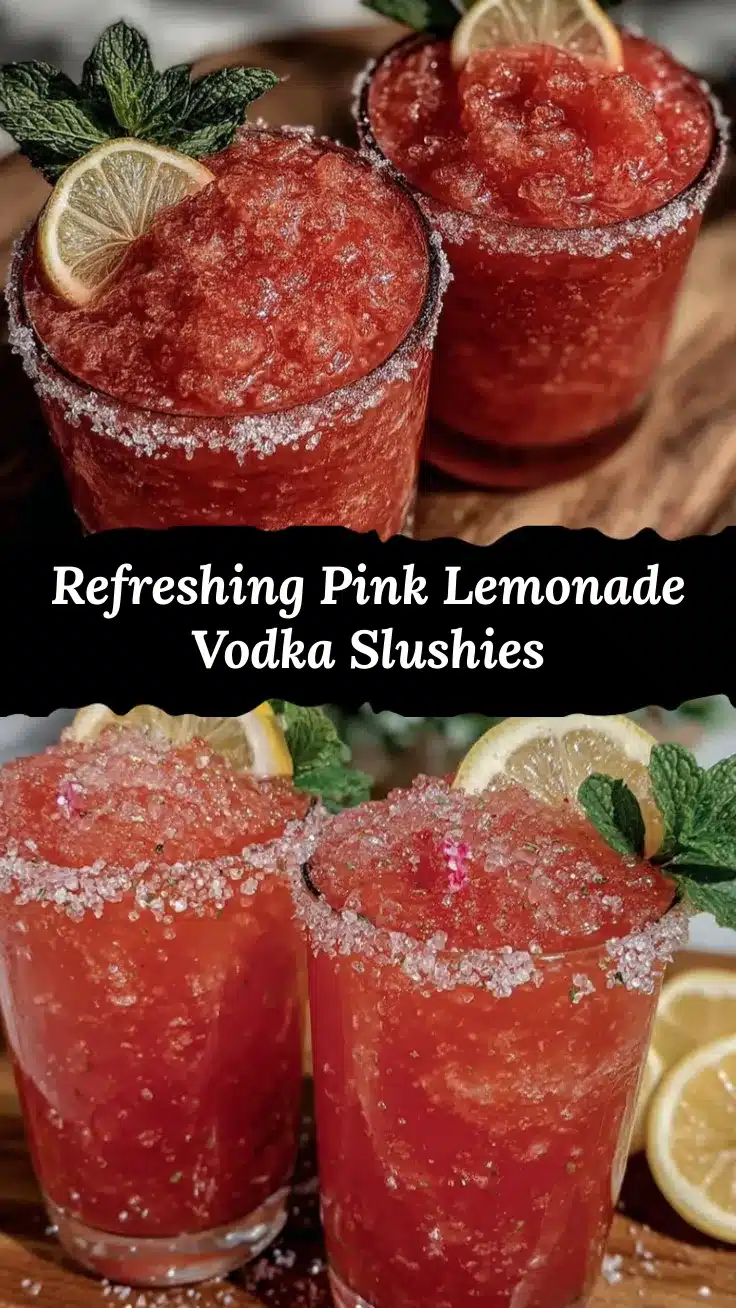 pink lemonade vodka slushies recipe