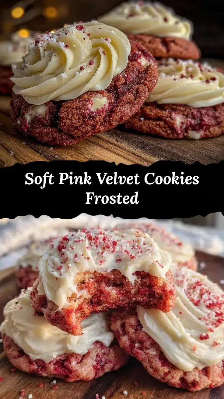 pink velvet cookies recipe