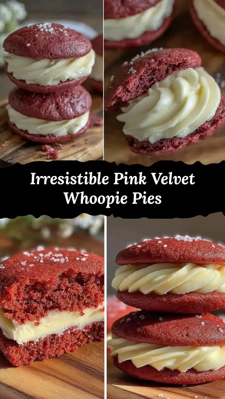 pink velvet whoopie pies recipe
