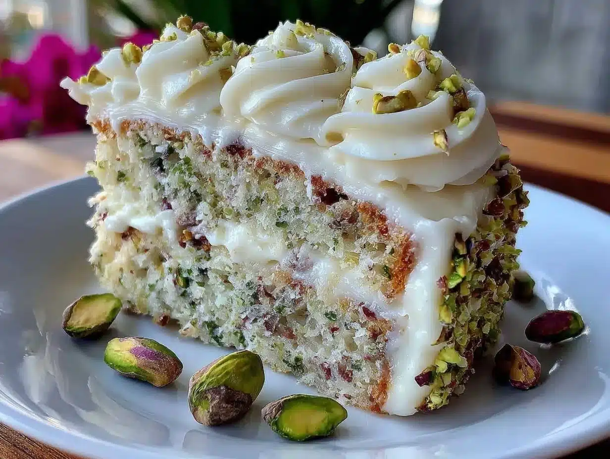 pistachio cake recipe preparation steps