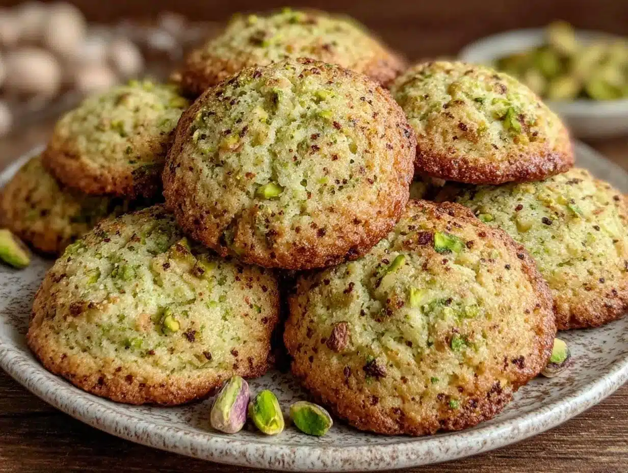 pistachio pudding cookies preparation steps