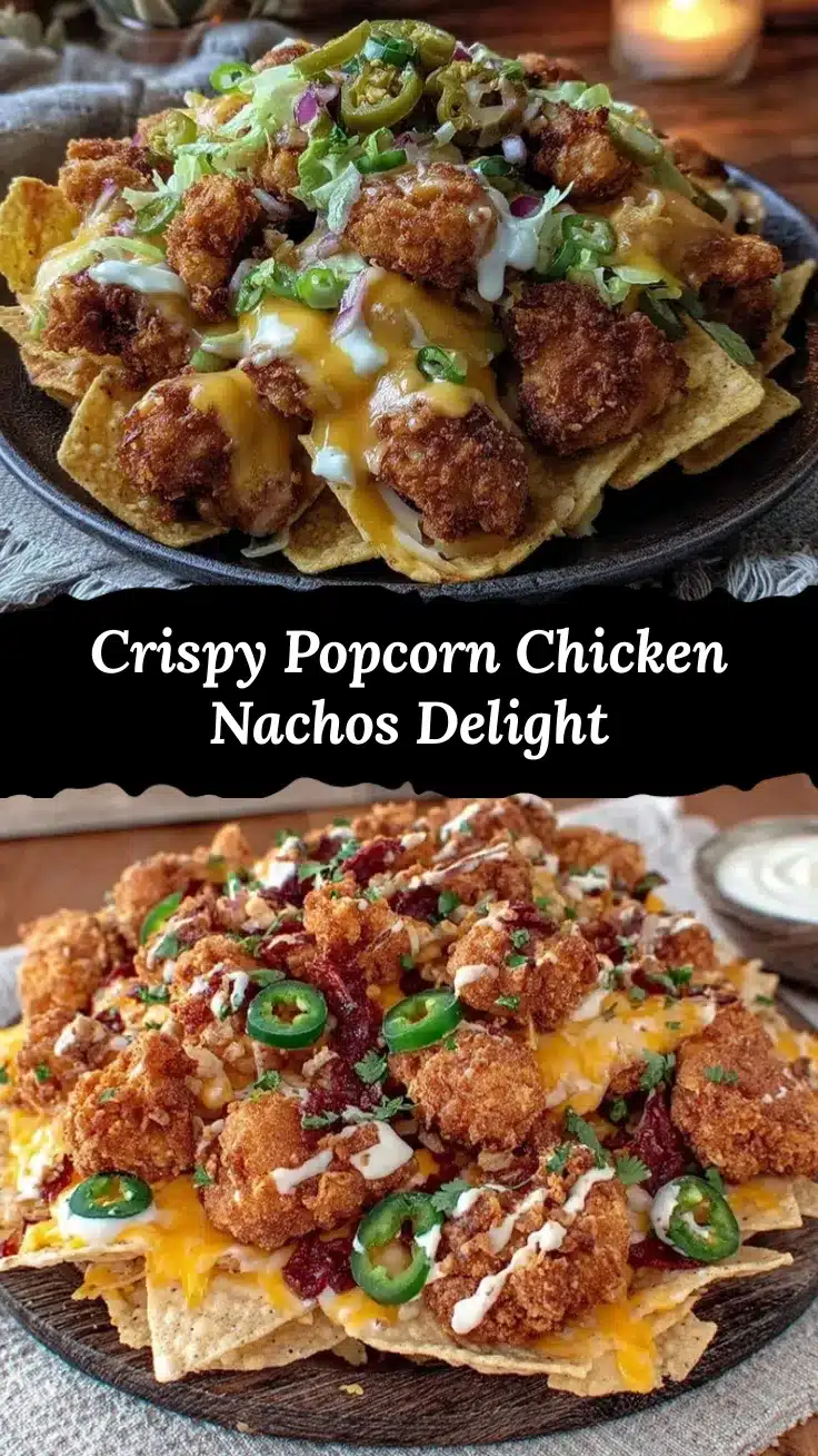 popcorn chicken nachos recipe