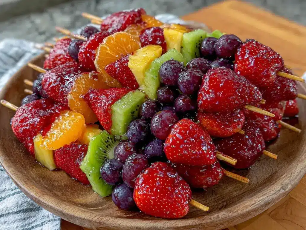 rainbow fruit kabobs - featured image