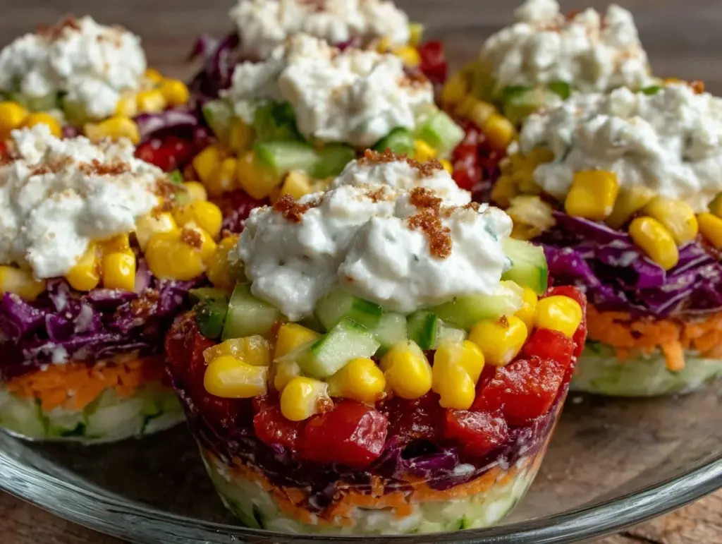 rainbow veggie cups - featured image