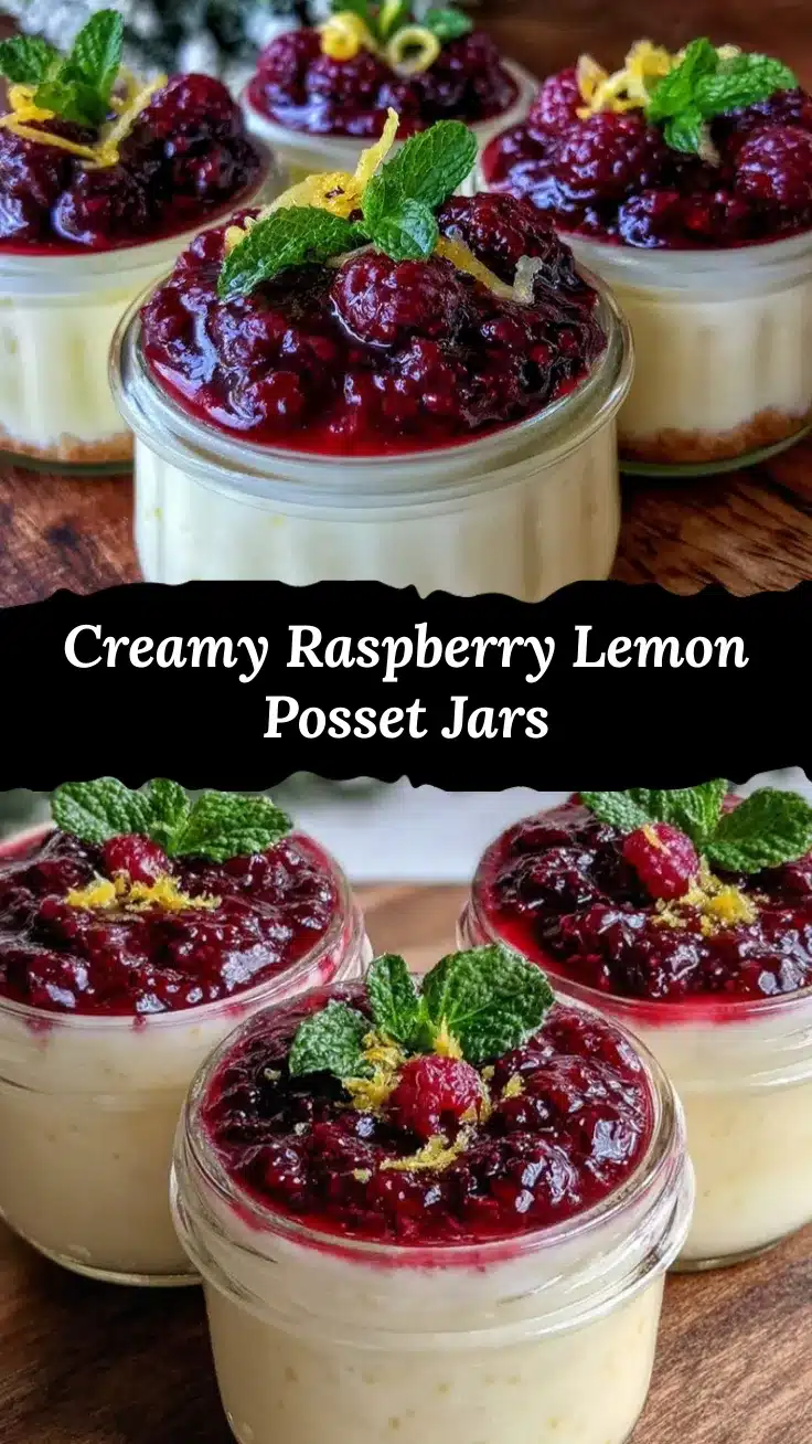 raspberry lemon posset recipe