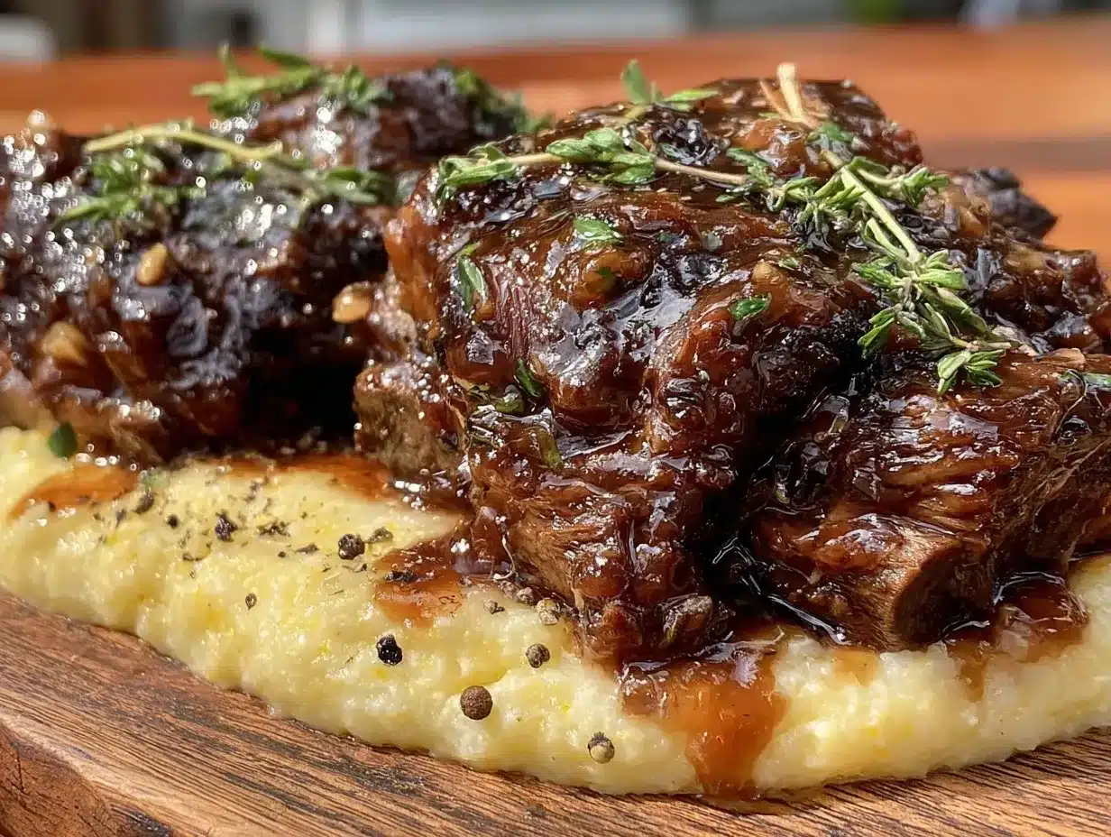 red wine braised short ribs preparation steps